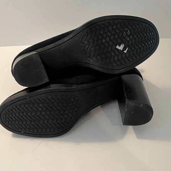 Cole Haan Harrington Grand Riding Side Zip Ankle Boots Black Suede Women's 9B - Picture 13 of 14